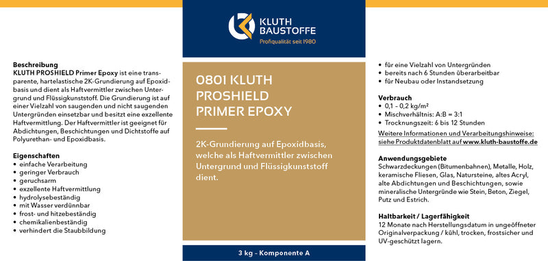 0801 Kluth PROSHIELD Primer Epoxy