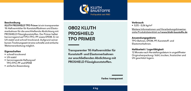 0802 Kluth PROSHIELD TPO Primer