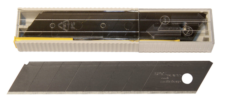 0789 PREMIUM Abbrechklingen BLACK CARBON 18 mm - 0,30 € / Klinge